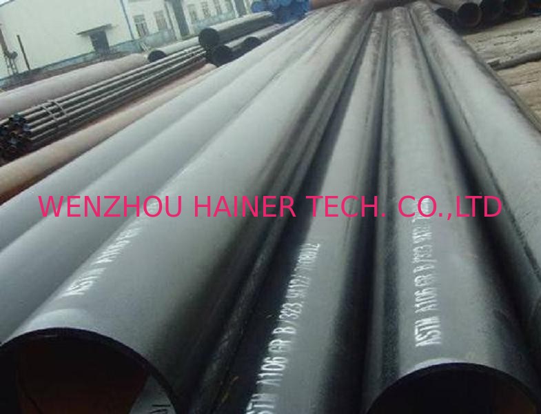 Plain End Black Painting & Varnish Coating API 5L Gr.B Seamless Steel