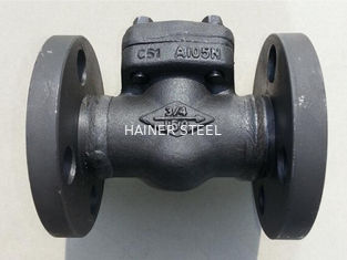 China 1/2 inch - 2 inch Forged Steel Check Valve , Class 150 / 800 / 900 / 1500 supplier